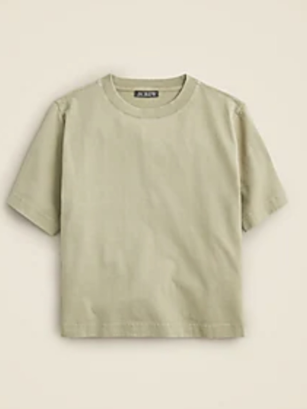 J Crew Relaxed Premium Weight cropped T